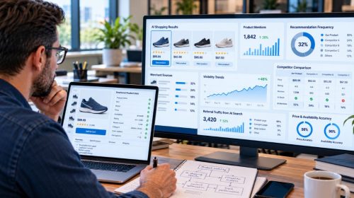 ChatGPT monitoring for product pages and AI shopping visibility analysis