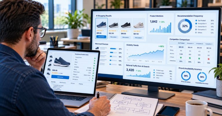 ChatGPT Monitoring for Product Pages: 10 Proven Ways to Improve Visibility 1 Online SEO Blogs ChatGPT monitoring for product pages and AI shopping visibility analysis