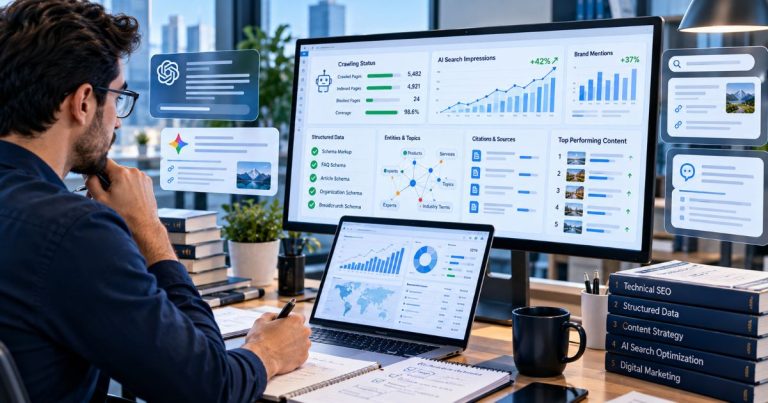 LLMO Checklist: 12 Powerful Steps for Better AI Visibility 2 Online SEO Blogs LLMO checklist for improving website visibility in AI search and large language models