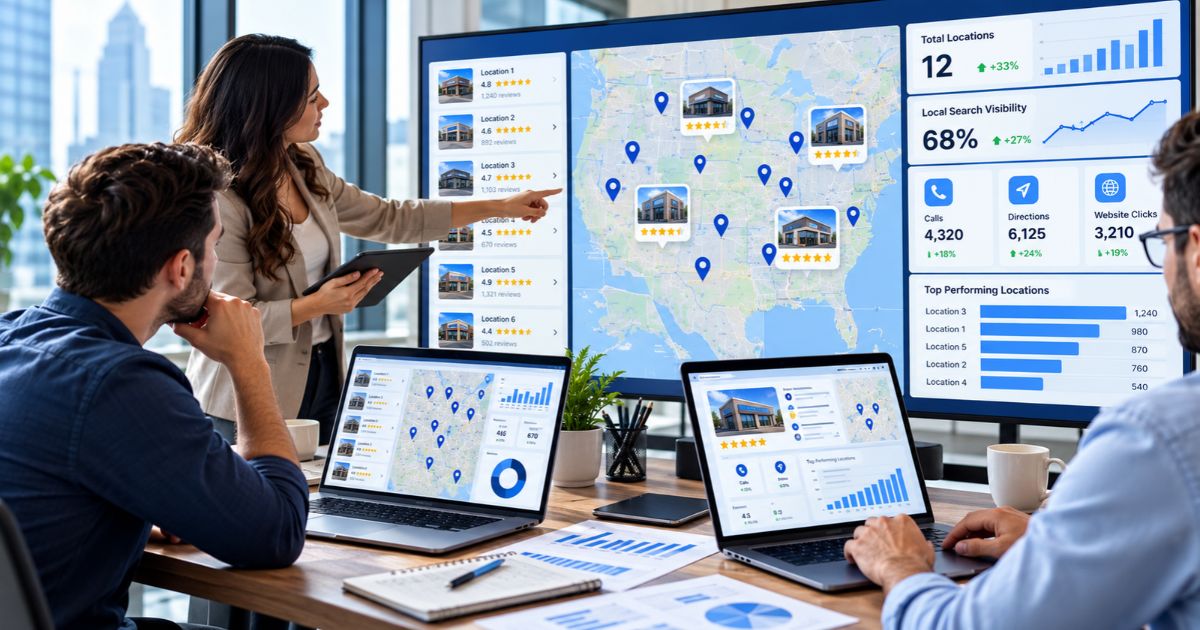 multi location local SEO strategy for managing multiple business locations